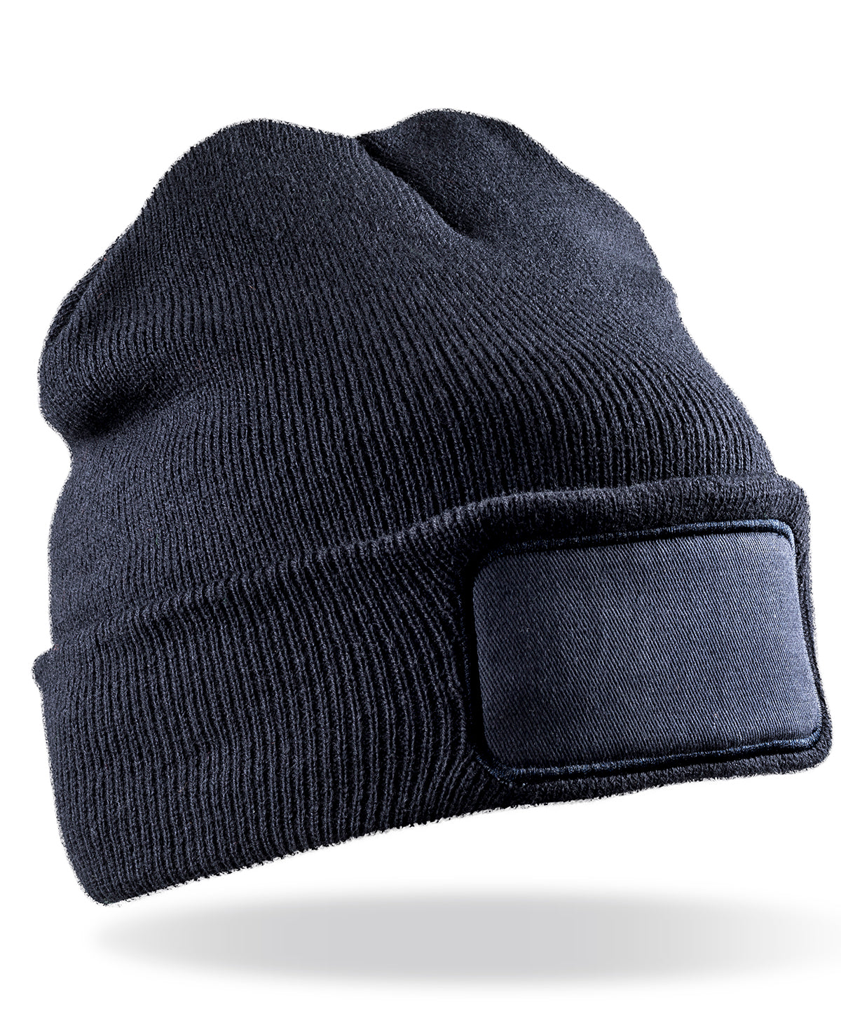 Double-knit printers beanie