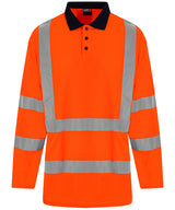 High visibility long sleeve polo