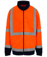 High visibility full-zip fleece