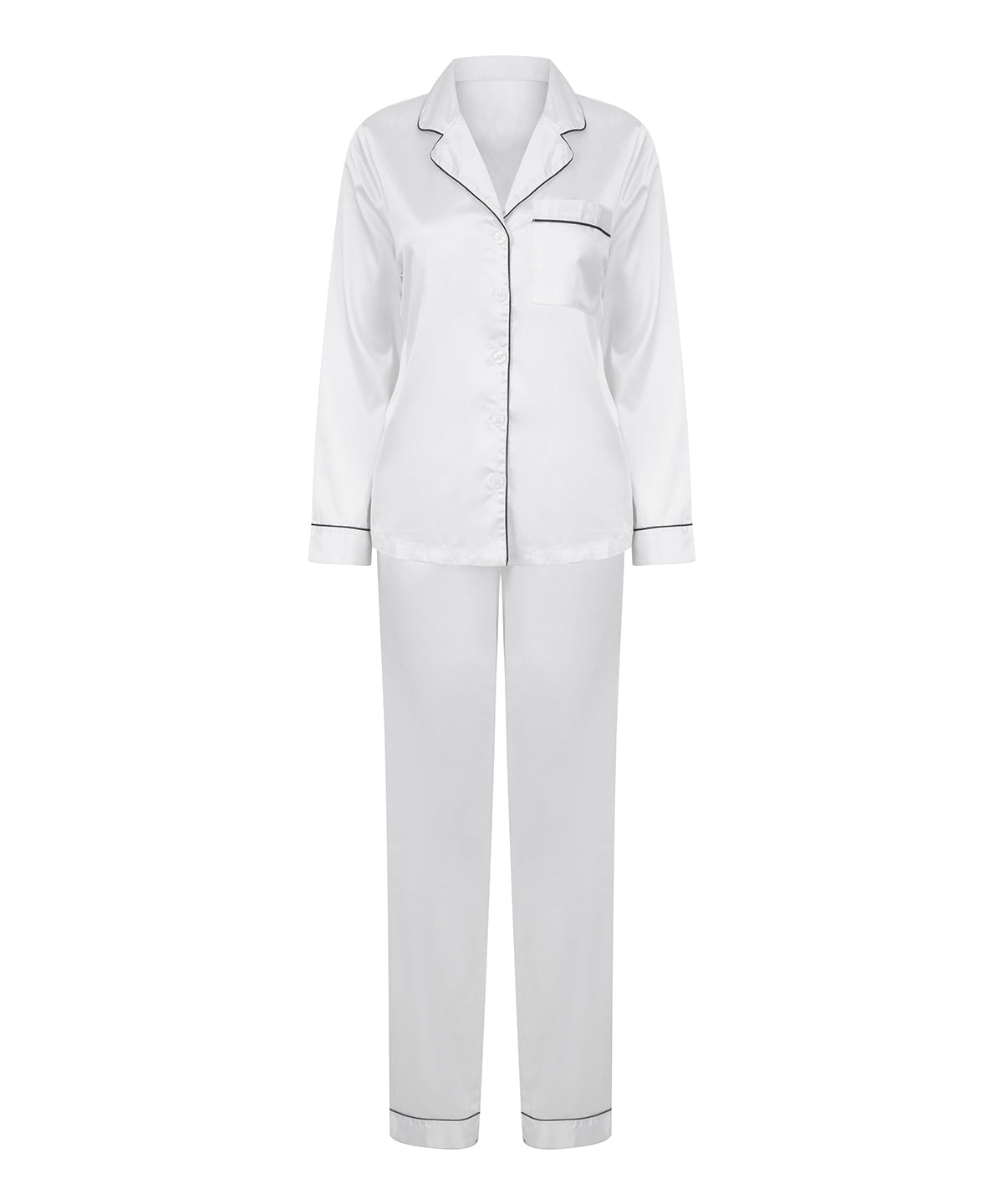 Women's satin long pyjamas