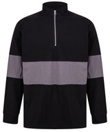 Panelled ¼ zip