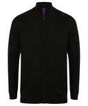 Unisex zip-through cardigan