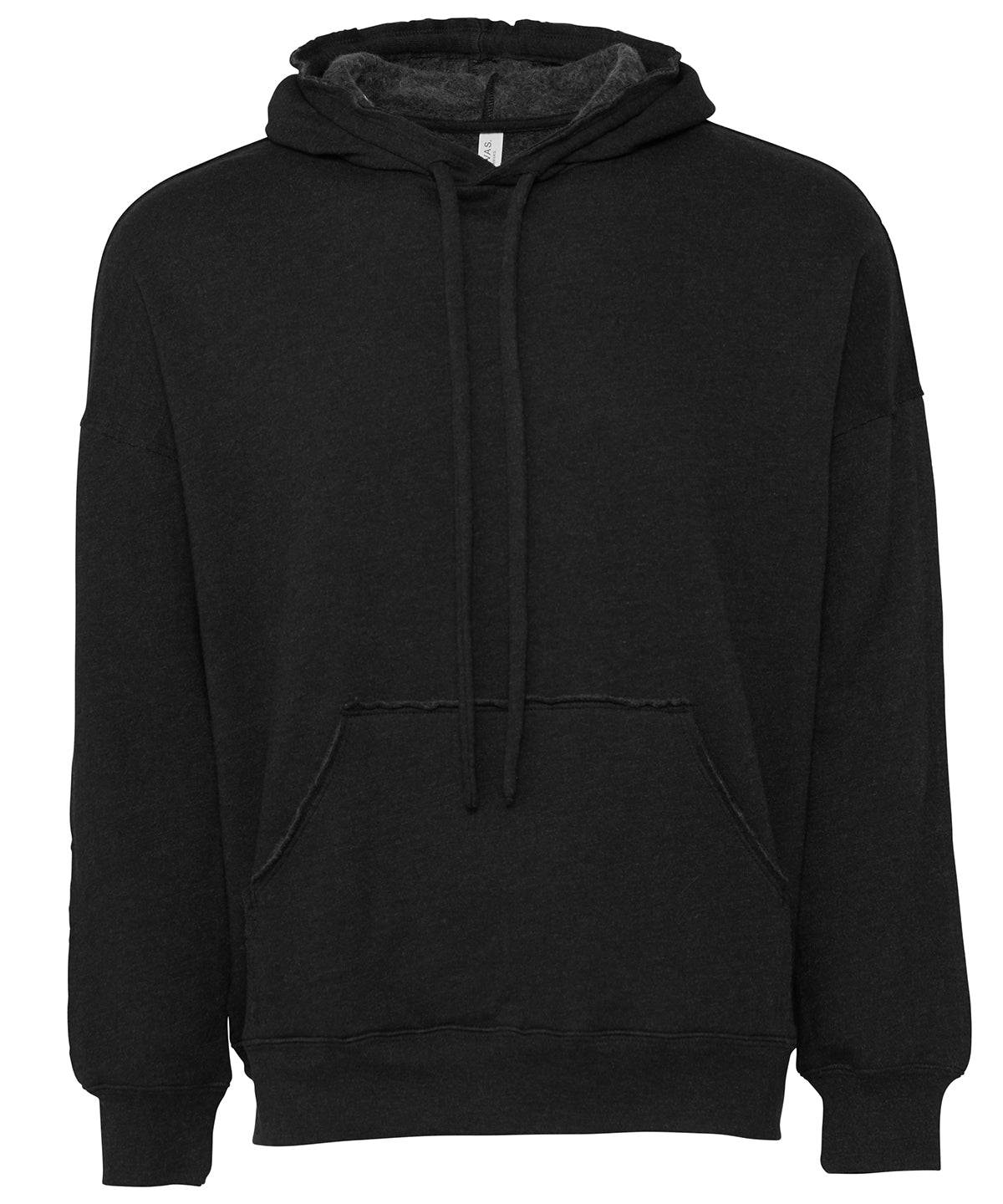 Unisex raw-seam hoodie