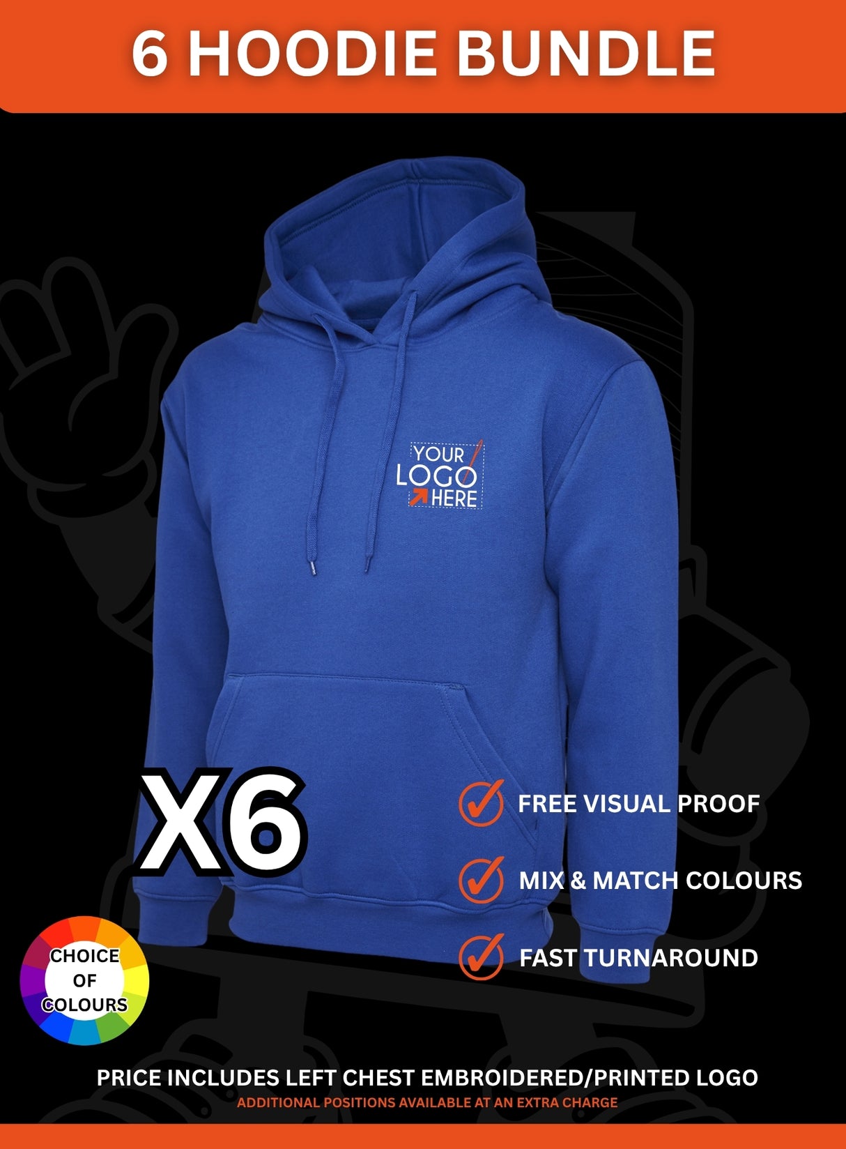 6 Hoodie Bundle