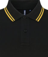 Men's classic fit tipped polo