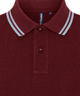 Men's classic fit tipped polo