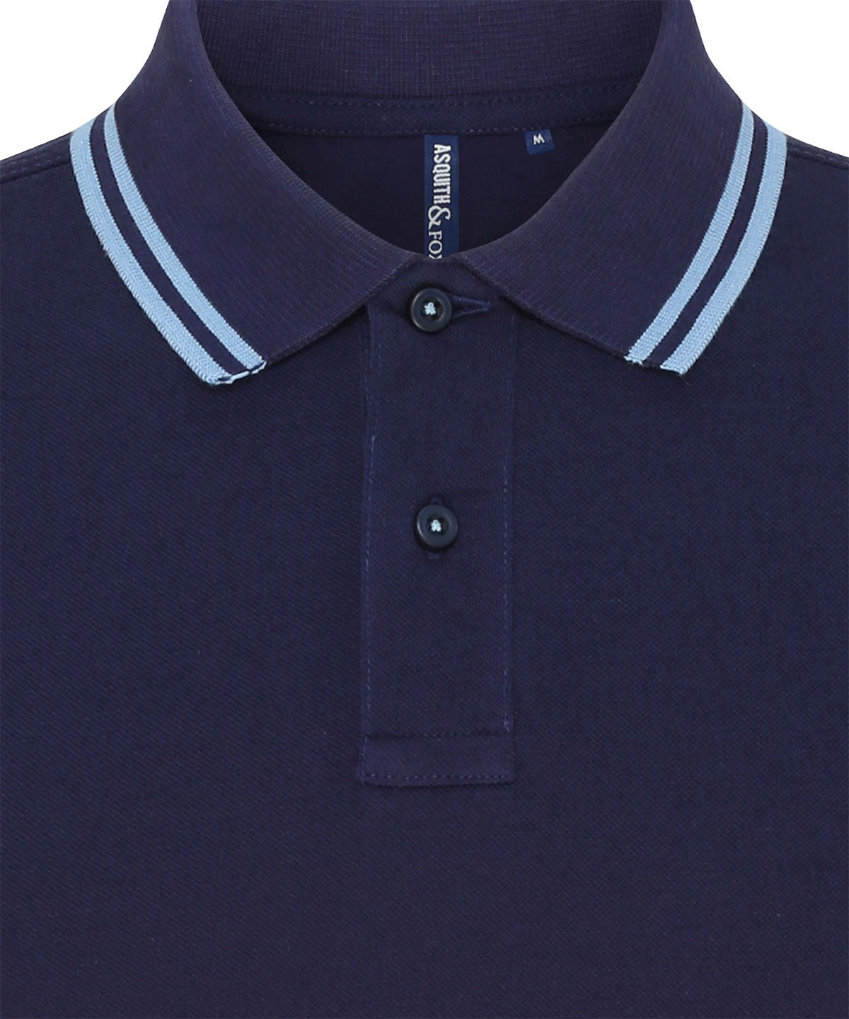 Men's classic fit tipped polo