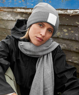 Appliqué patch beanie