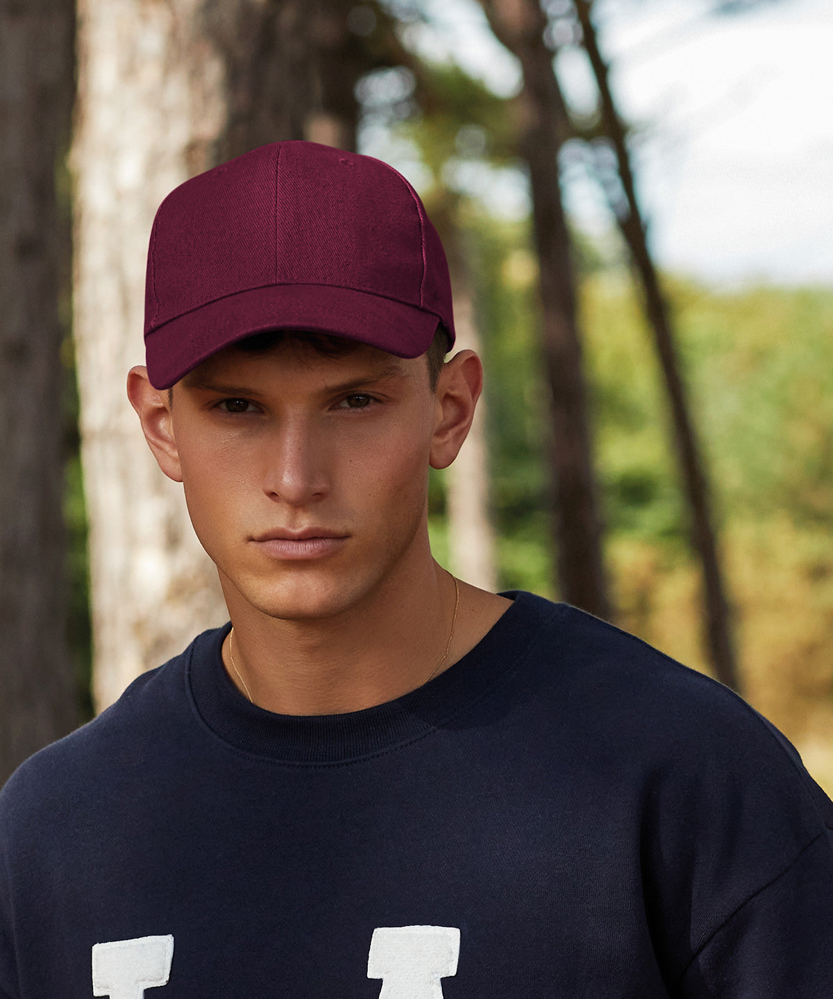 Pro-style heavy brushed cotton cap