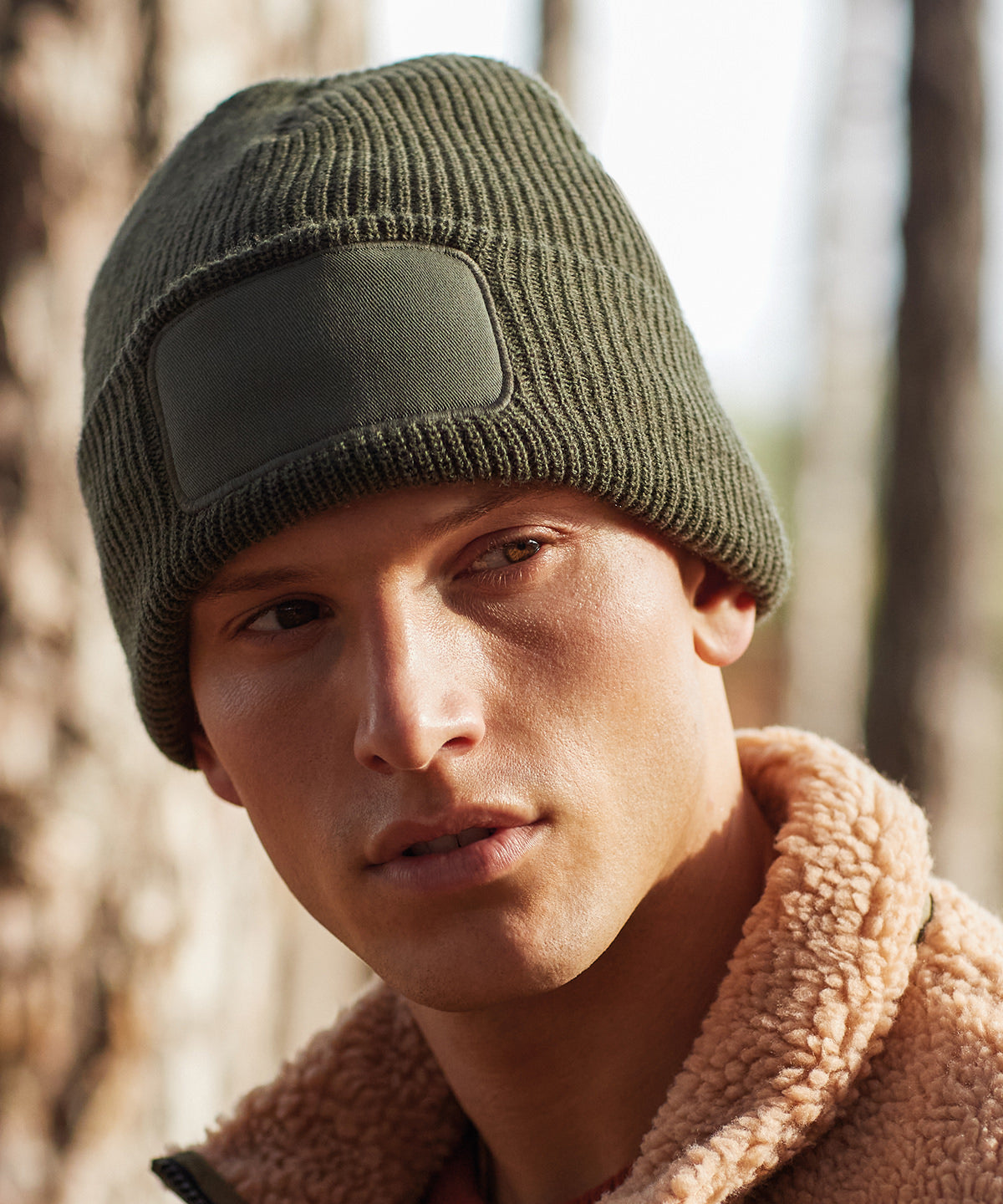 Thinsulate™ patch beanie