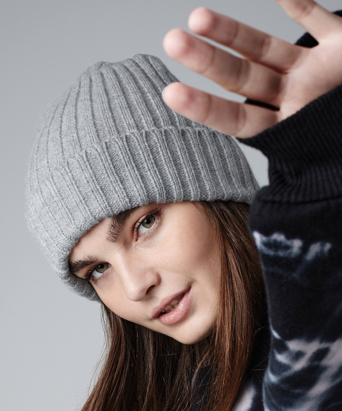 Chunky ribbed beanie