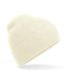 Organic cotton fine knit beanie