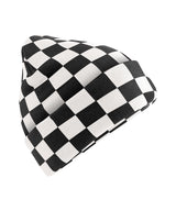 Checkerboard beanie