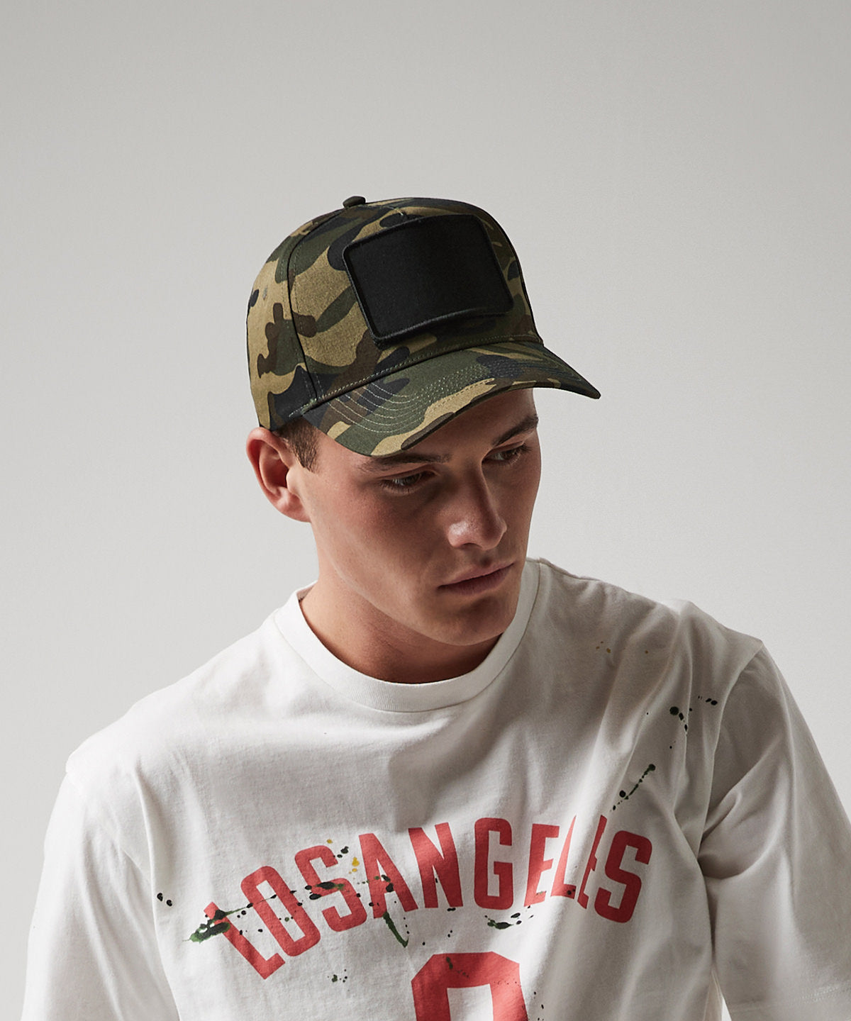 Removable patch 5-panel cap