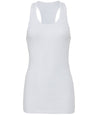 Sheer mini rib racerback tank top