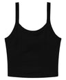 Women’s micro rib spaghetti strap tank