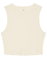 Women’s micro rib muscle crop tank