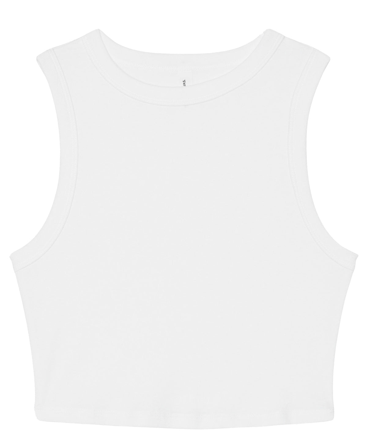 Women’s micro rib muscle crop tank