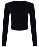 Women’s micro rib long sleeve baby t-shirt