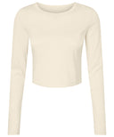 Women’s micro rib long sleeve baby t-shirt