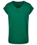 Women's extended shoulder tee