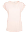 Women's extended shoulder tee