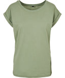 Women's extended shoulder tee