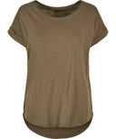 Women's long slub tee