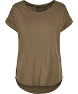 Women's long slub tee
