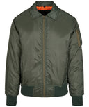 Collar bomber jacket