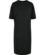 Women's organic oversizes slit tee dress