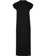 Women’s long extended shoulder dress