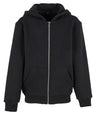 Kids fluffy zip hoodie