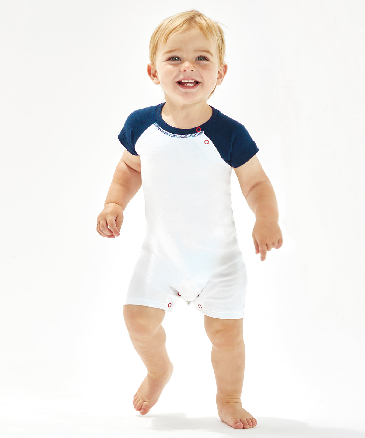 Baby baseball playsuit