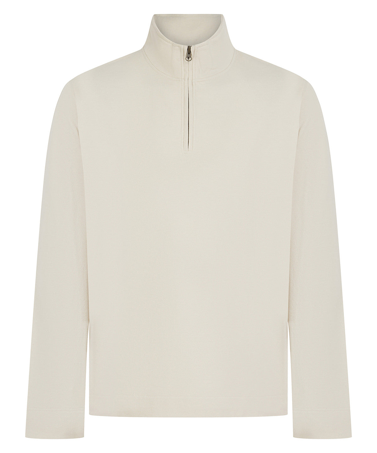 Premium piqué 1/4-zip top