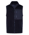 Recycled sherpa gilet