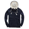 Sherpa Fleece Zip Hoodie-Peach Finished