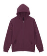 Softstyle™ midweight fleece adult full-zip hooded sweatshirt