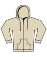 Softstyle™ midweight fleece adult full-zip hooded sweatshirt