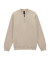 Softstyle™ midweight adult fleece 1/4-zip sweatshirt