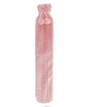 Luxury long faux fur hot water bottle and cover