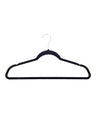 Velvet-effect coat hangers (25-pack)