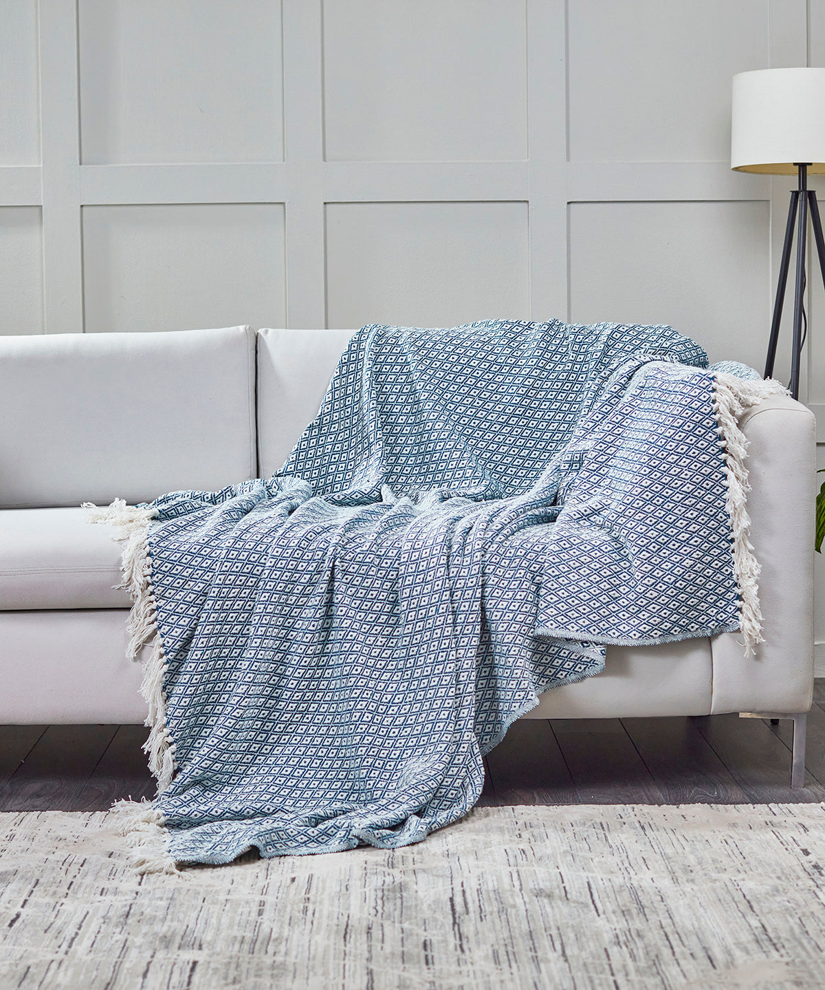 Oxford recycled throw