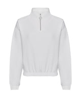Women's cropped ¼-zip sweat