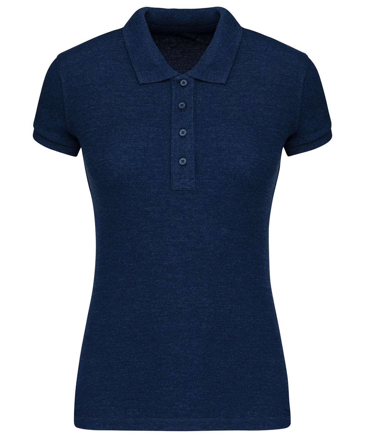 Ladies’ organic piqué short-sleeved polo shirt