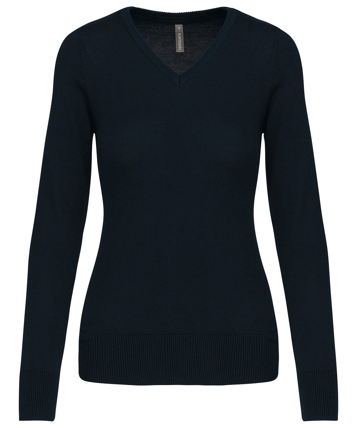 Ladies' V-neck jumper