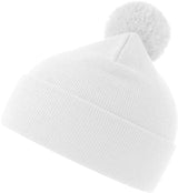 Atlantis Wind S Pompom Recycled Beanie Double Skin Cuffed