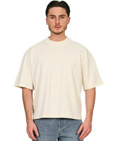 Casual Ringspun Combed 220 Boxy Oversize Extended Neck T