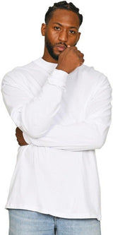 Casual Ringspun Combed 180 Oversize Extended Neck Long Sleeve Tall T