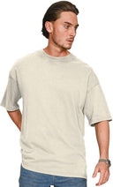 Casual Ringspun 150 Acid Wash Oversize Extended Neck T